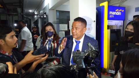  Hotman Paris Hutapea saat ditemui di Polda Metro Jaya. Foto: Ananta Erlangga/kumparan