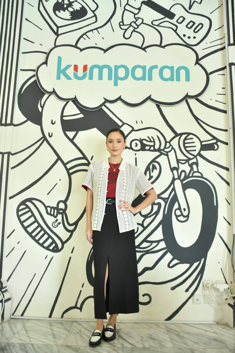 Tatjana Saphira, pemain film Perempuan Bergaun Merah, saat bertandang ke kumparan, Kamis (27/10/2022). Foto: Muhammad Husein Yordan/kumparan
