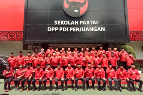 Pembekalan anggota baru PDIP yang digelar di Sekolah Partai PDIP, Jalan Lenteng Agung, Jakarta Selatan, Minggu (30/10/2022). Foto: Ananta Erlangga/kumparan