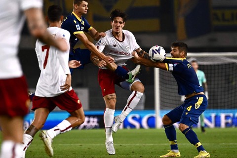 Hasil Liga Italia: AS Roma Tekuk 10 Pemain Hellas Verona