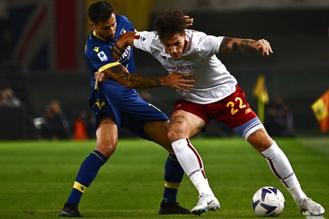 Hasil Liga Italia: AS Roma Tekuk 10 Pemain Hellas Verona (1)