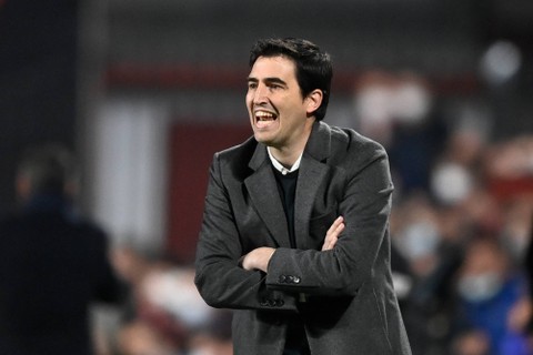 Andoni Iraola. Foto: Oscar Del Pozo/AFP