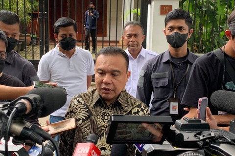 Sufmi Dasco Ahmad, Ketua Harian Partai Gerindra di kediaman Prabowo Subianto, Kertanegara, Jakarta pada Kamis (10/11). Foto: Luthfi Humam/kumparan