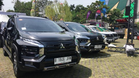 Penyerahan 50 unit Mitsubishi Xpander Cross di Gandaria City Mall, Jakarta (12/11/2022). Foto: Sena Pratama/kumparan