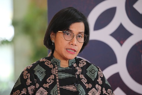 Menteri Keuangan Indonesia, Sri Mulyani menjawab pertanyaan wartawan pada acara serangkaian KTT G20 Indonesia di Bali. Foto: Aditia Noviansyah/kumparan