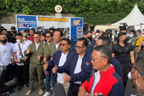 Kemenhub dan ESDM Gelar Electric Fun Day, Sosialisasi Konversi Motor Listrik