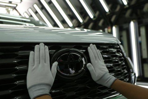 Produksi perdana all new Toyota Kijang Innova Zenix  Foto: Dok. Istimewa