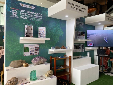 BIMP-EAGA 2022, Kalbar Mineral Center Pamerkan Kecubung dan Bauksit (1)