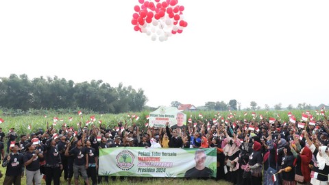 Dukung Ketahanan Pangan, Ratusan Petani Tebu Madiun Dukung Ganjar Presiden 2024 (2)