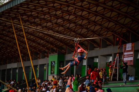 Foto: Dukungan Psikologis untuk Anak Korban Gempa di Cianjur