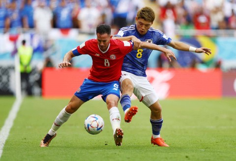 Foto: Jepang Dibungkam Kosta Rika