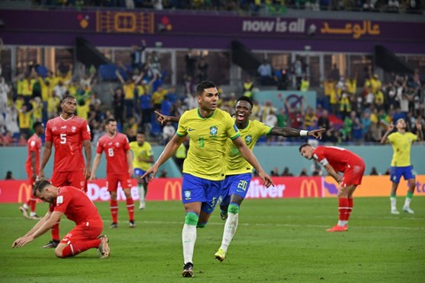 Foto: Brasil Menang Tipis 1-0 atas Swiss