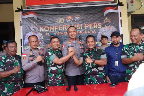 Kapolres Madina dan Dandim Tapsel Bantah Isu Oknum TNI Bebaskan Mafia Tambang (1)