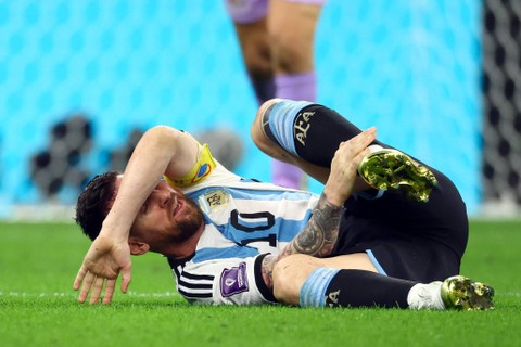 Lionel Messi Absen dari Sesi Latihan Argentina Jelang Final Piala Dunia (1)