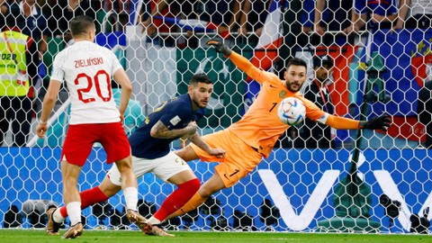 Hasil Piala Dunia: Kylian Mbappe Cetak 2 Gol & 1 Assist, Prancis Hajar Polandia (2)
