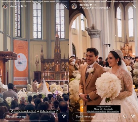 Chelsea Islan dan Rob Clinton Kardinal Resmi menikah (1)