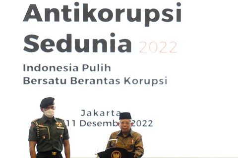 Foto: Ma'ruf Amin Hadiri Hakordia Tahun 2022