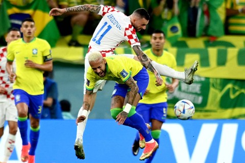 Hasil Piala Dunia: Drama Adu Penalti, Brasil Disingkirkan Kroasia (2)