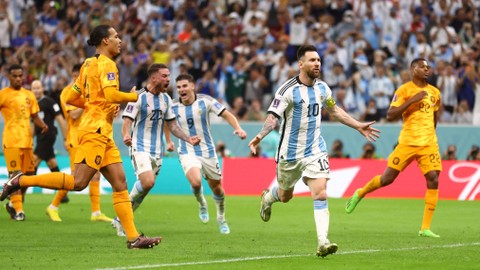 Hasil Piala Dunia: Dramatis, Argentina Tundukkan Belanda via Tos-tosan (4)