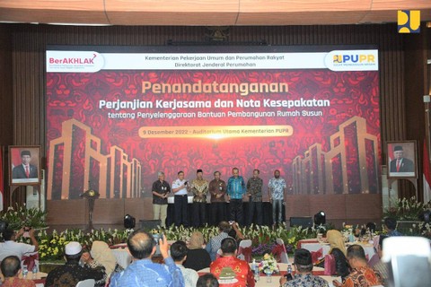 Sediakan Hunian Layak, Kementerian PUPR Gelar Penandatanganan Nota Kesepakatan  (1)