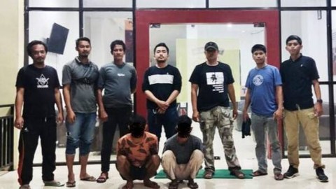 Aksinya Terekam CCTV, Dua Maling Alat Perusahaan di Mamuju Tengah Dibekuk Polisi
