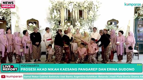 Lucunya Pak Bas Minta Ulang Sesi Foto Menteri Bersama Kaesang-Erina (2)