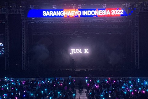 Penampilan Jun.K 2PM Buka Konser Saranghaeyo: Indonesia Mantul! (1)