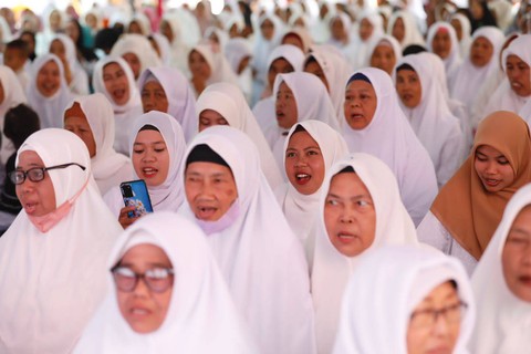 Ribuan Santri di Banten Kukuhkan Dukungan untuk Ganjar Pranowo Presiden 2024