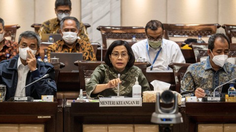 Foto: Sri Mulyani Gelar Rapat dengan DPR Bahas Kenaikan Cukai Rokok
