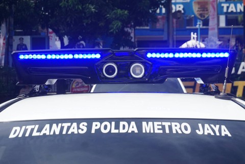 Kamera yang dipasang di mobil ETLE di Polda Metro Jaya, Jakarta, Selasa (13/12/2022). Foto: Iqbal Firdaus/kumparan