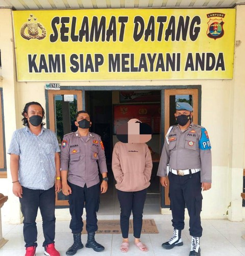 Bawa Kabur Sepeda Motor Milik Mantan Suami Sirinya, Wanita di Lampung Ditangkap