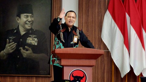 DPP PDIP gelar pendidikan bacaleg, dihadiri Ketua KPK Firli Bahuri, Rabu (14/12).  Foto: Dok. PDIP