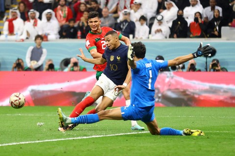 Hasil Piala Dunia: Bungkam Maroko, Prancis Tantang Argentina di Final! (3)