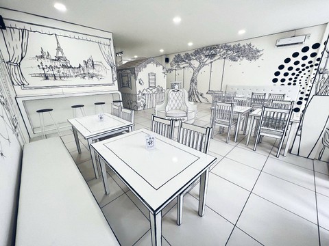 Serasa di Dunia Komik, Cafe Nuno Tawarkan Konsep 2 Dimensi Pertama di Lampung