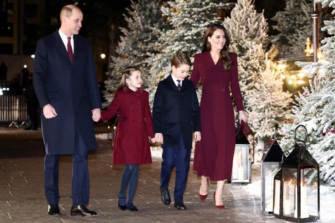 Keluarga Pangeran William.  Foto: HENRY NICHOLLS / POOL / AFP