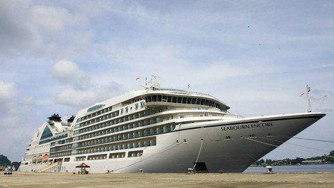 Kapal Pesiar Seabourn Encore Bakal Kembali Singgah di Sabang Besok