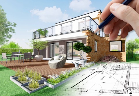 Ilustrasi membangun rumah. Foto: Shutterstock