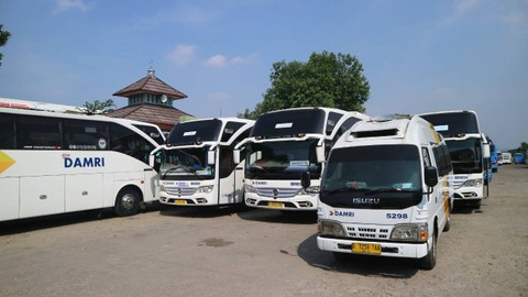 Ilustrasi bus DAMRI. Foto: Dok. Damri