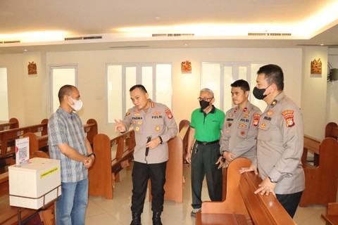 Pengamanan Gereja di Jakarta Barat Dievaluasi
