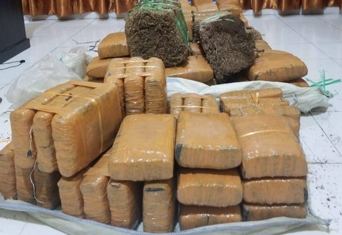 Polisi Tangkap DPO Kasus Narkoba, Diamankan saat Angkut 147 Kg Ganja di Medan (1)