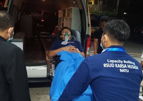 Ketua Golkar Surabaya Arif Fathoni Kecelakaan Saat Rafting di Kota Batu (1)