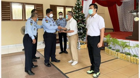 32 WBP Lapas Kelas IIB Pangkalan Bun Terima Remisi Khusus Natal Tahun 2022