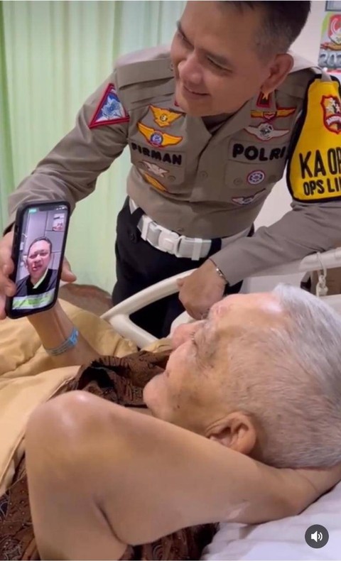 Bamsoet Cek Kondisi Try Sutrisno Lewat Video Call: Stabil, Sudah Boleh Jalan (1)