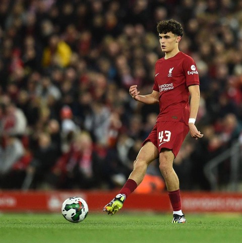 Pemain Liverpool, Stefan Bajcetic. Foto: Instagram/@stefanbajcetic