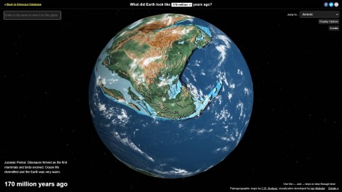 Cek Lokasi Rumah Kamu saat Zaman Dinosaurus di Peta Bumi Interaktif Ini (1)