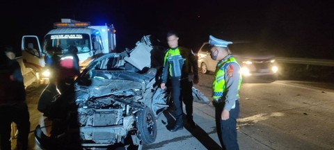 Polisi di Lampung Meninggal Dunia Akibat Kecelakaan di Jalan Tol Trans Sumatera