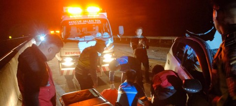 Polisi di Lampung Meninggal Dunia Akibat Kecelakaan di Jalan Tol Trans Sumatera (2)