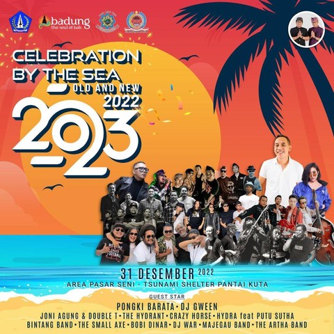 Rayakan Tahun Baru, Ini Acara yang Bisa Kamu Nikmati di  Pantai Kuta Bali