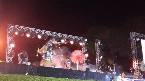 Parade Kebudayaan Nusantara Digelar di TMII Jelang Malam Pergantian Tahun 2023 (2)