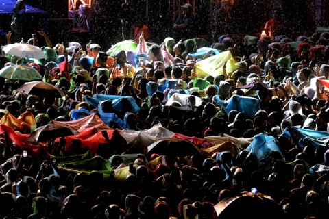 Foto: Musik dan Pesta Kembang Api Meriahkan Tahun Baru di GWK Cultural Park Bali